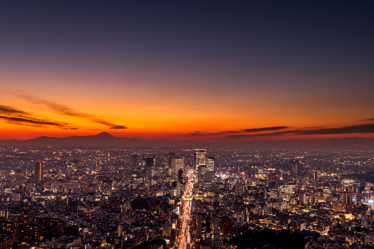 夕方には美しい夕陽を見ることができます