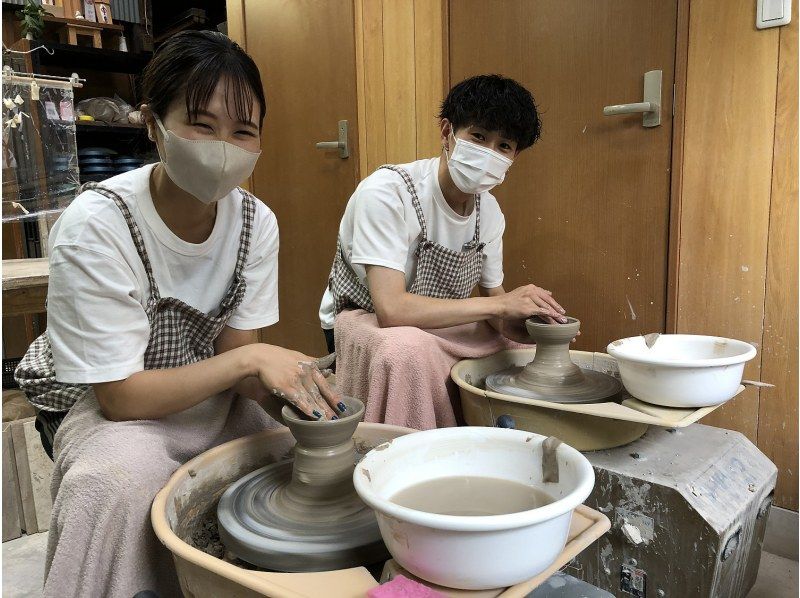 Image of 【京都】「カップル限定」京都西陣の町家で電動ろくろ体験!