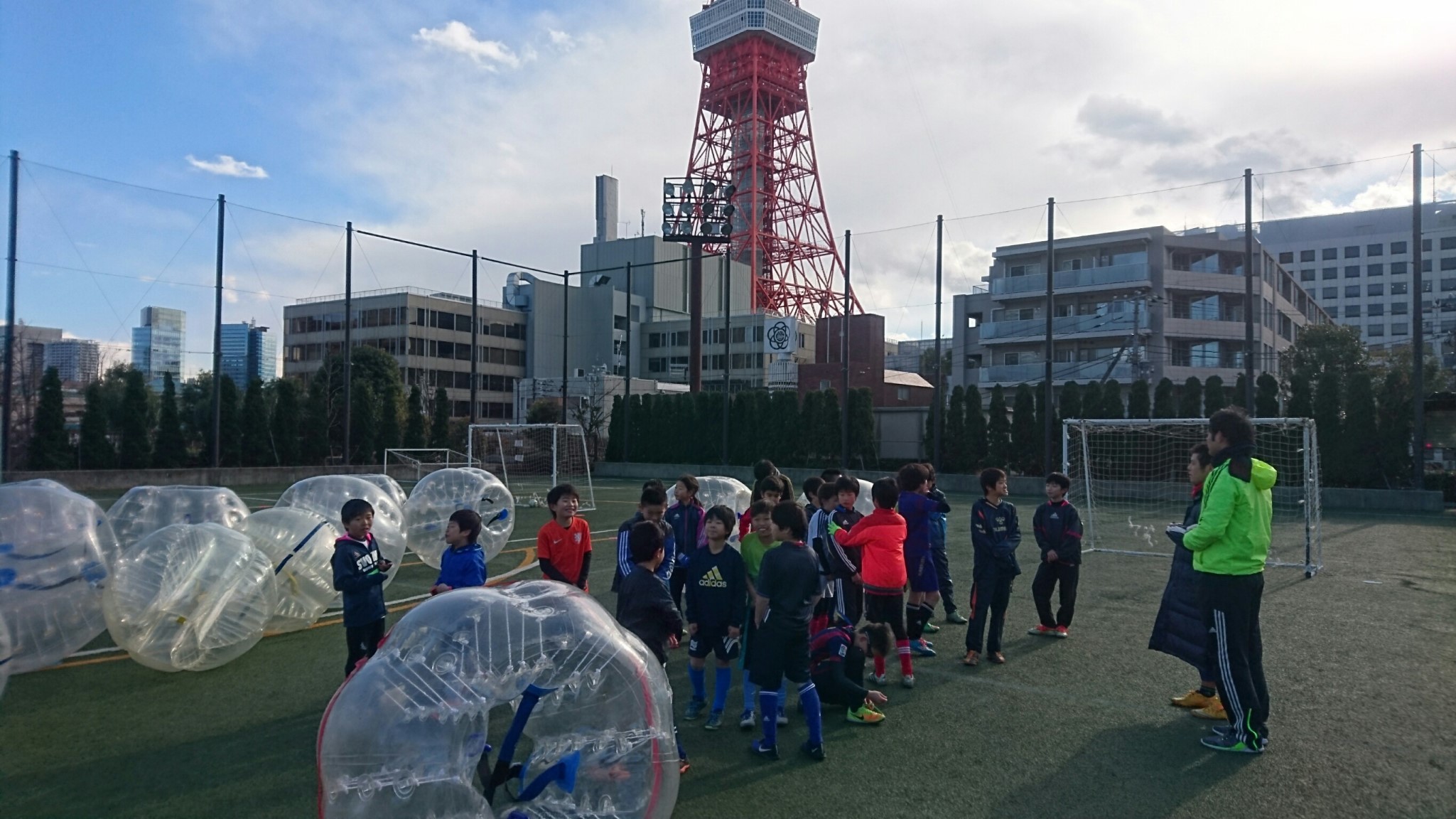 キッズバブルサッカー